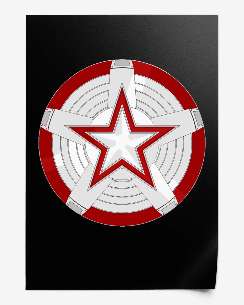 Print Red Guardian Escudo