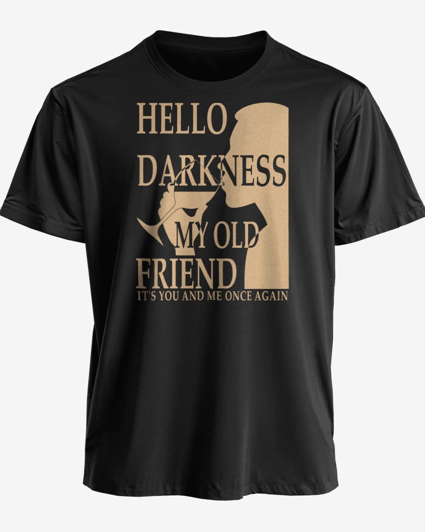 Polera Hello Darkness My Old Friend