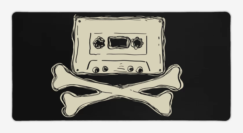 Mouse pad Gamer Cassette Pirata