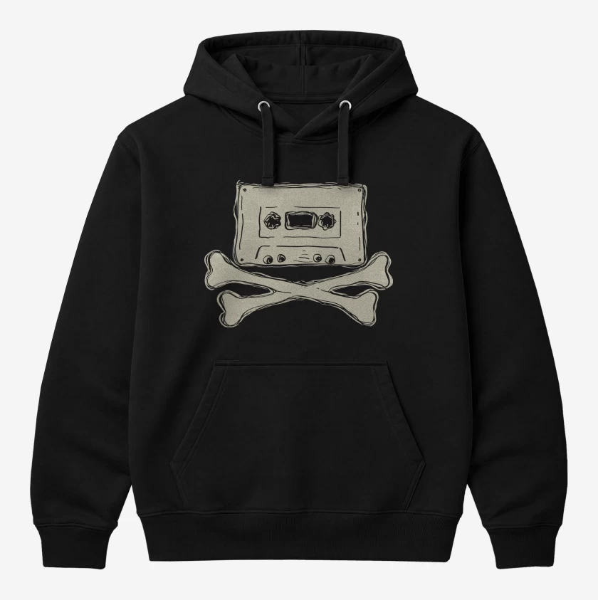 Polerón Canguro Cassette Pirata