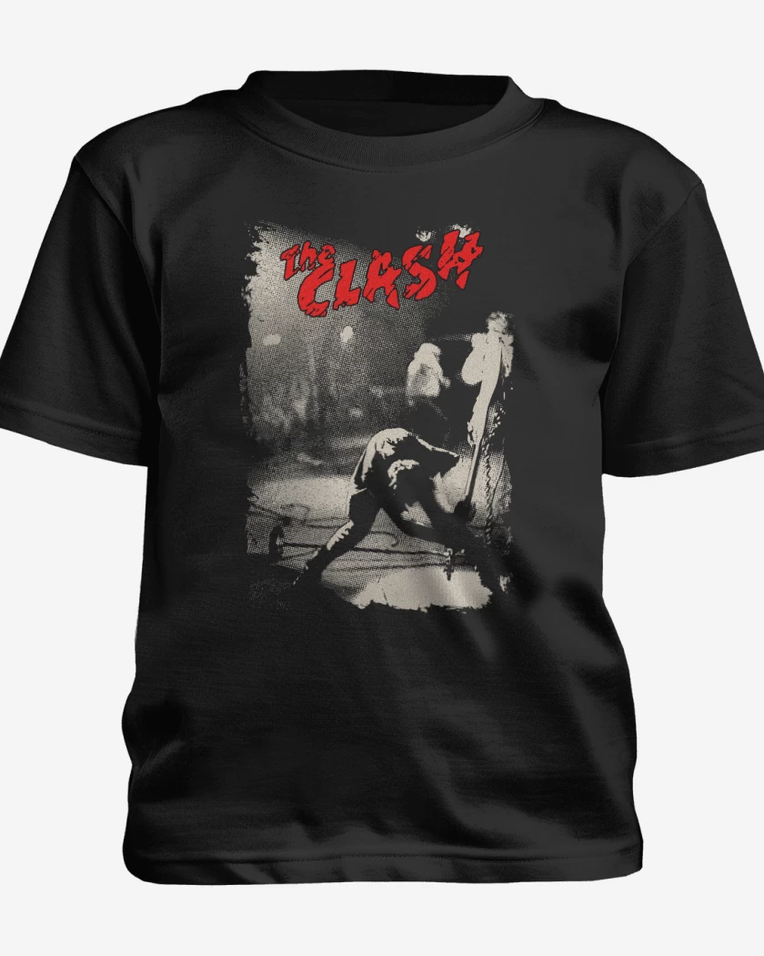 Polera de niño Negro de The Clash 2