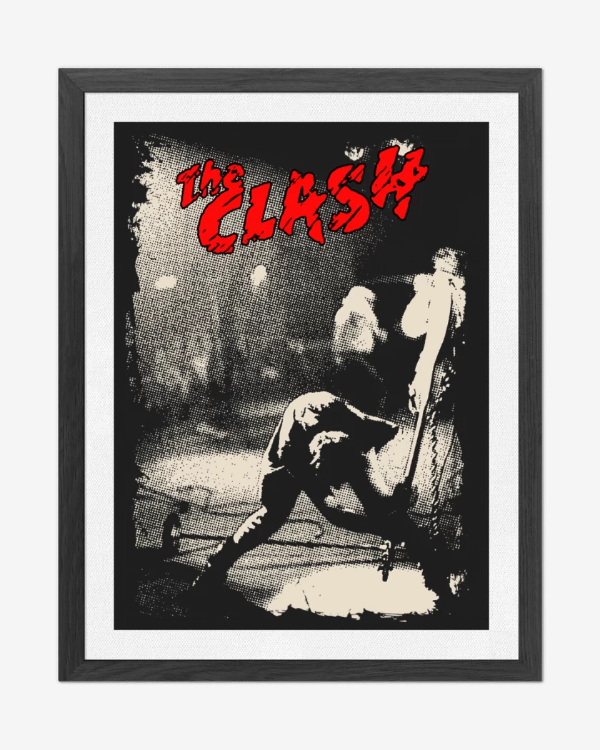 Cuadro decorativo Negro de The Clash 2