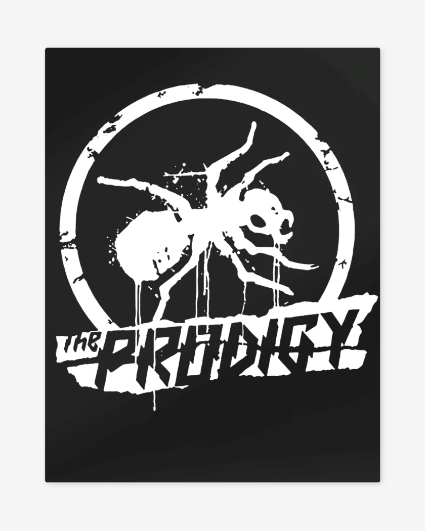 Print metalico Negro de The Prodigy logo