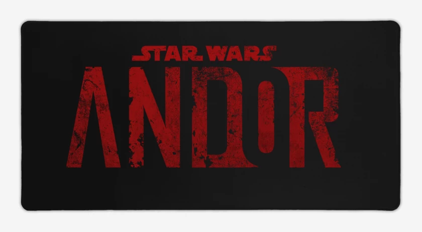 Mouse pad Gamer Negro de Star Wars Andor