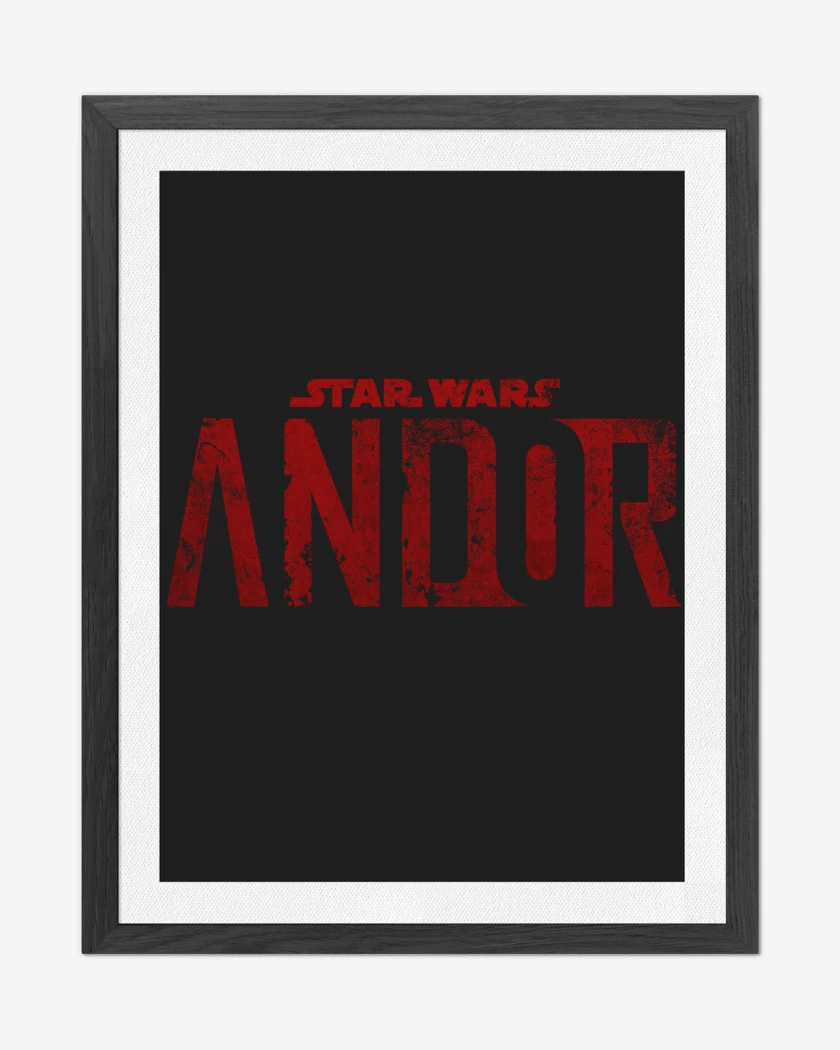 Cuadro decorativo Negro de Star Wars Andor