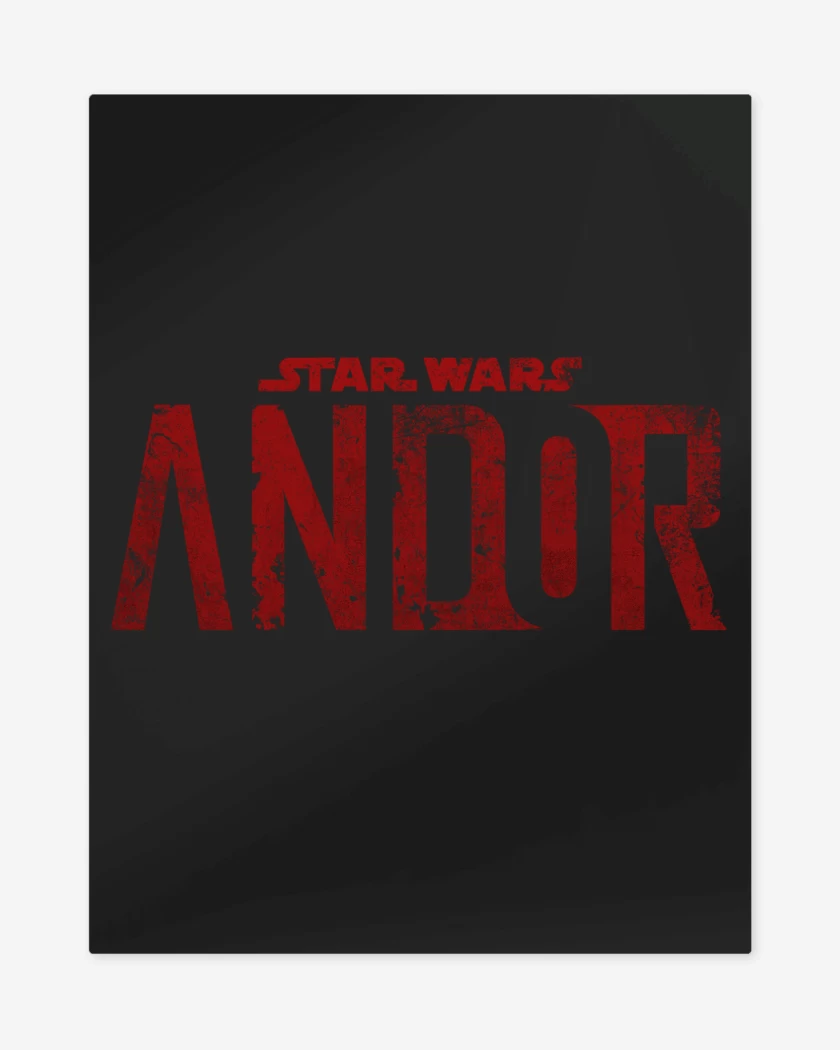 Print metalico Negro de Star Wars Andor