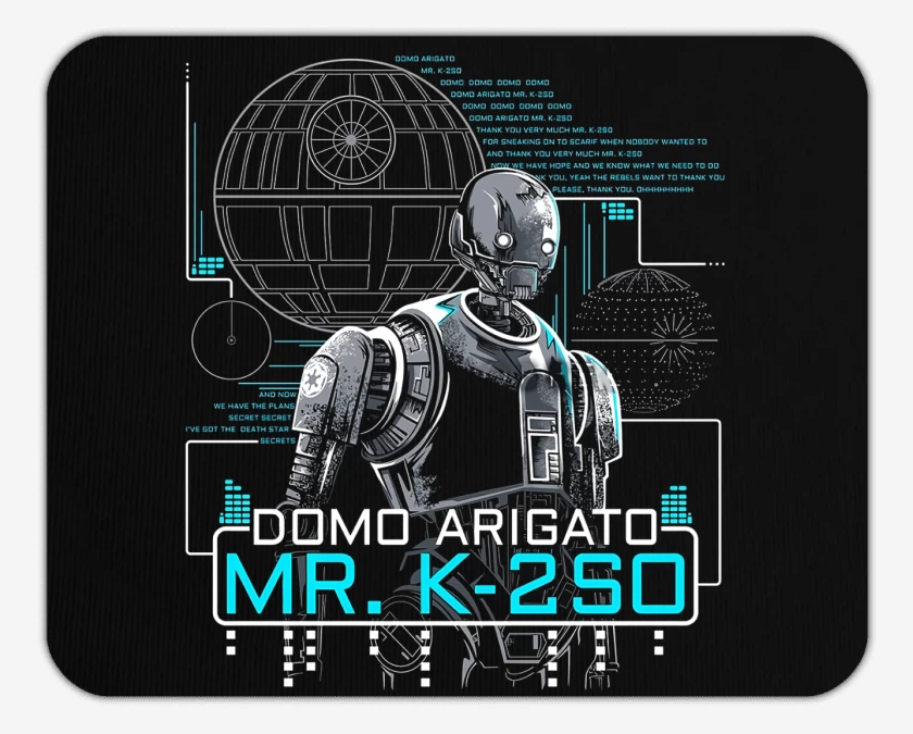 Mousepad Star Wars Mr K2SO
