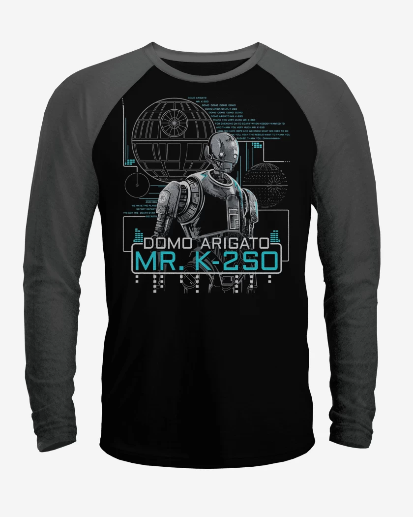 Polera Raglan Star Wars Mr K2SO