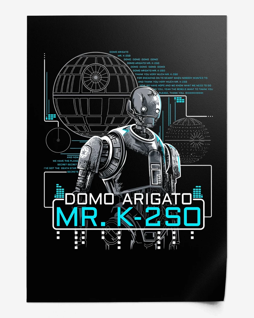 Print Star Wars Mr K2SO