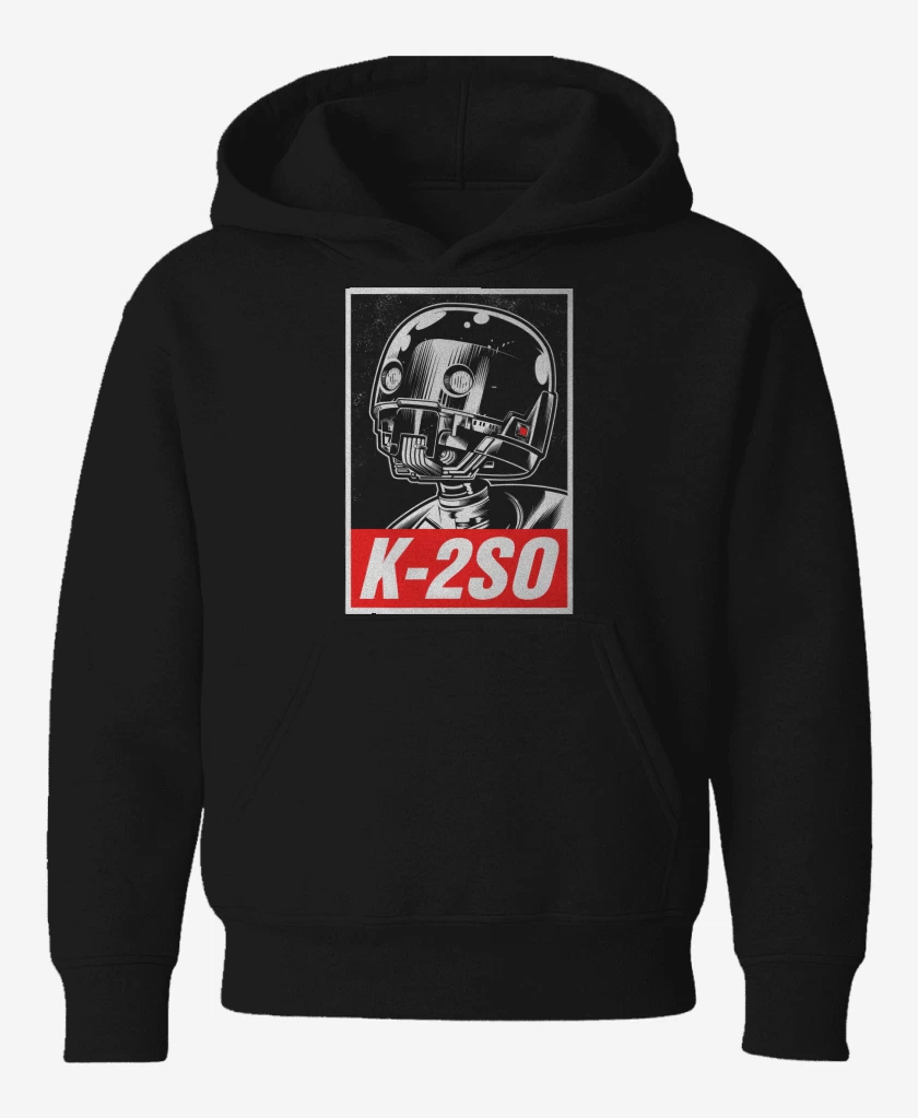 Poleron de niño Negro de Star Wars K2SO