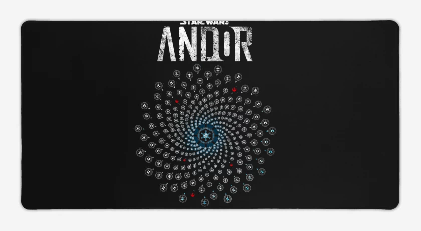 Mouse pad Gamer Negro de Star Wars Andor Vortice