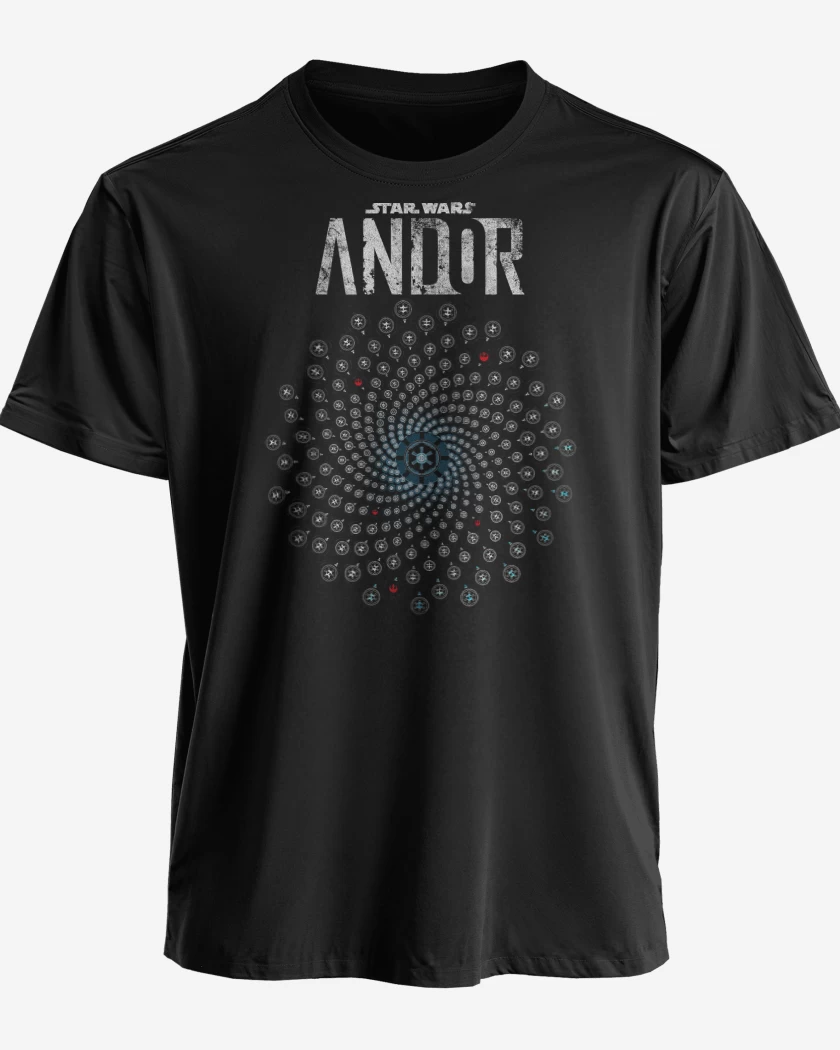 Polera premium Negro de Star Wars Andor Vortice