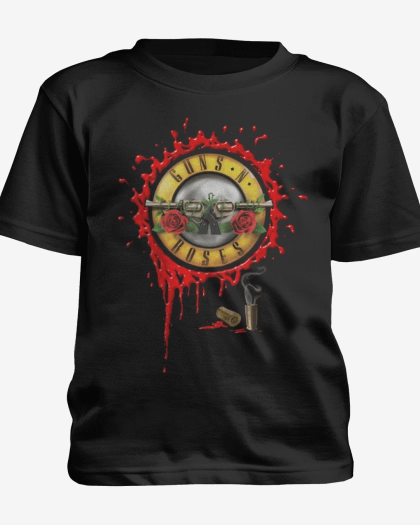 Polera de niño Guns and roses full color