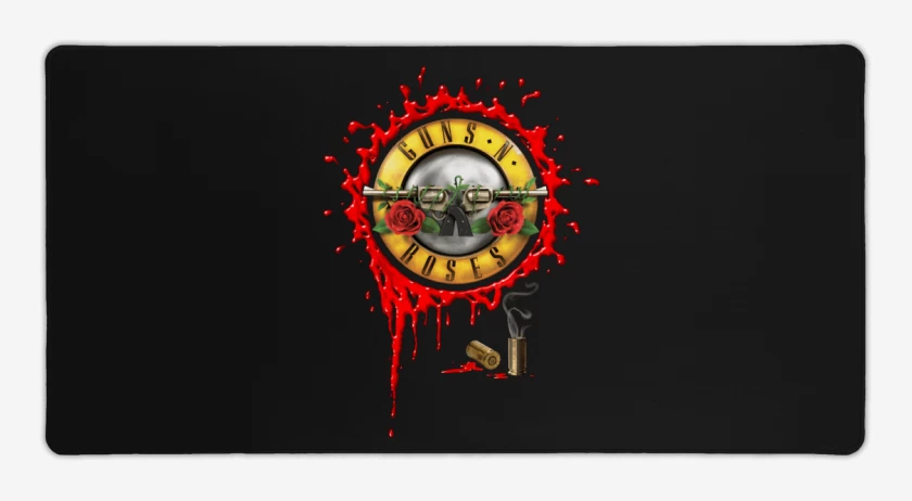 Mouse pad Gamer Guns and roses full color