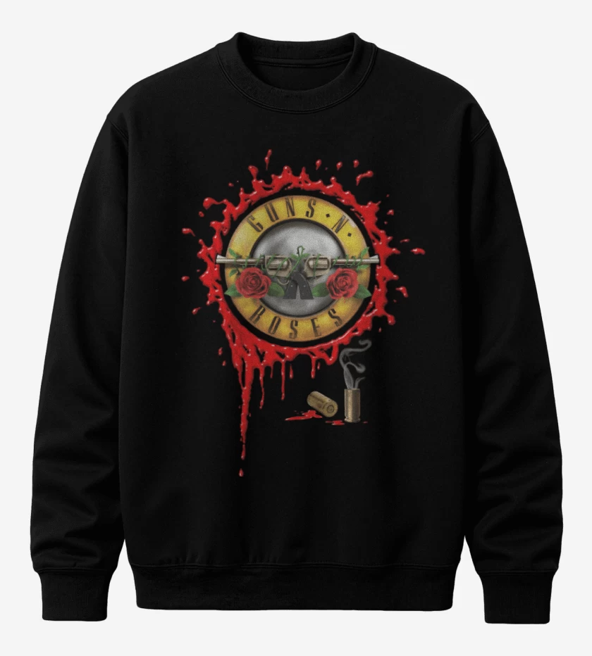Poleron polo Guns and roses full color