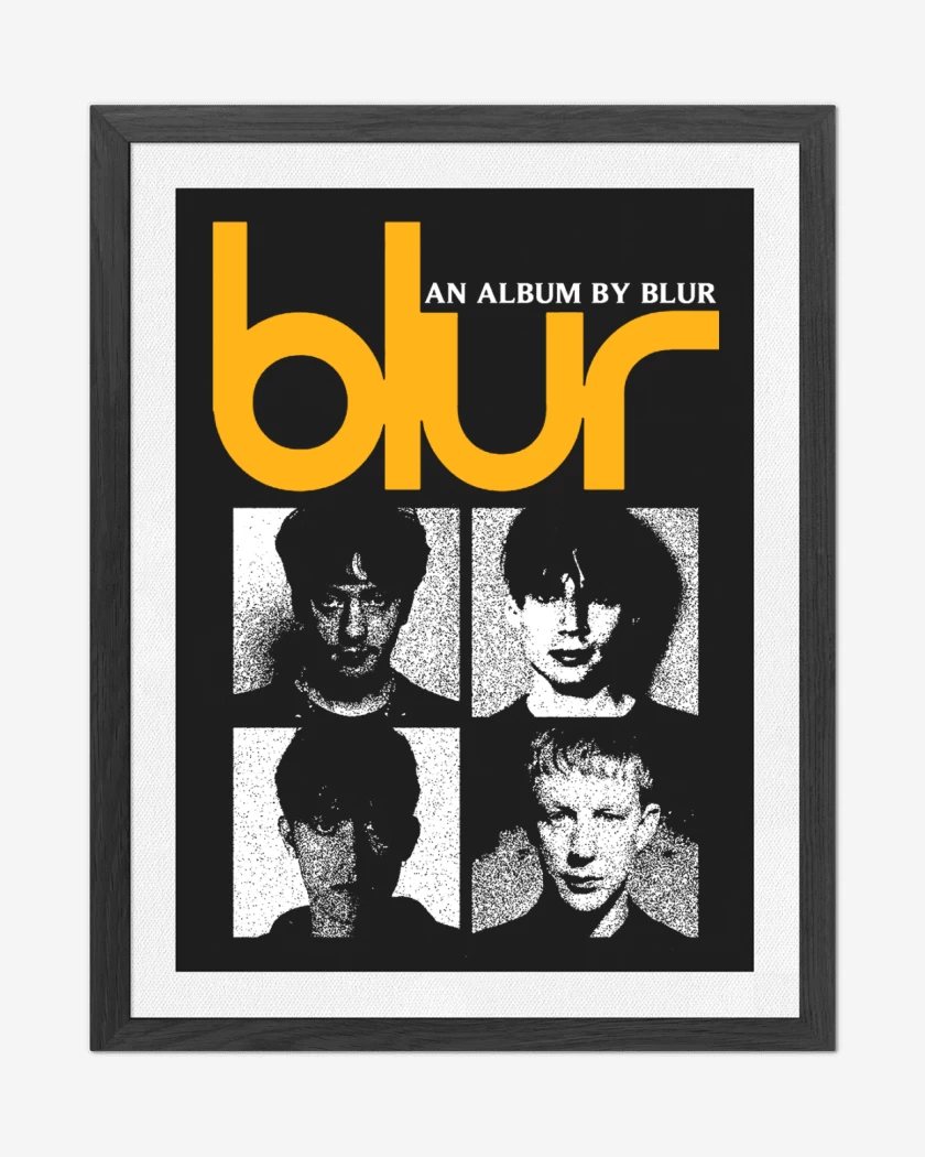 Cuadro decorativo Negro de Blur album