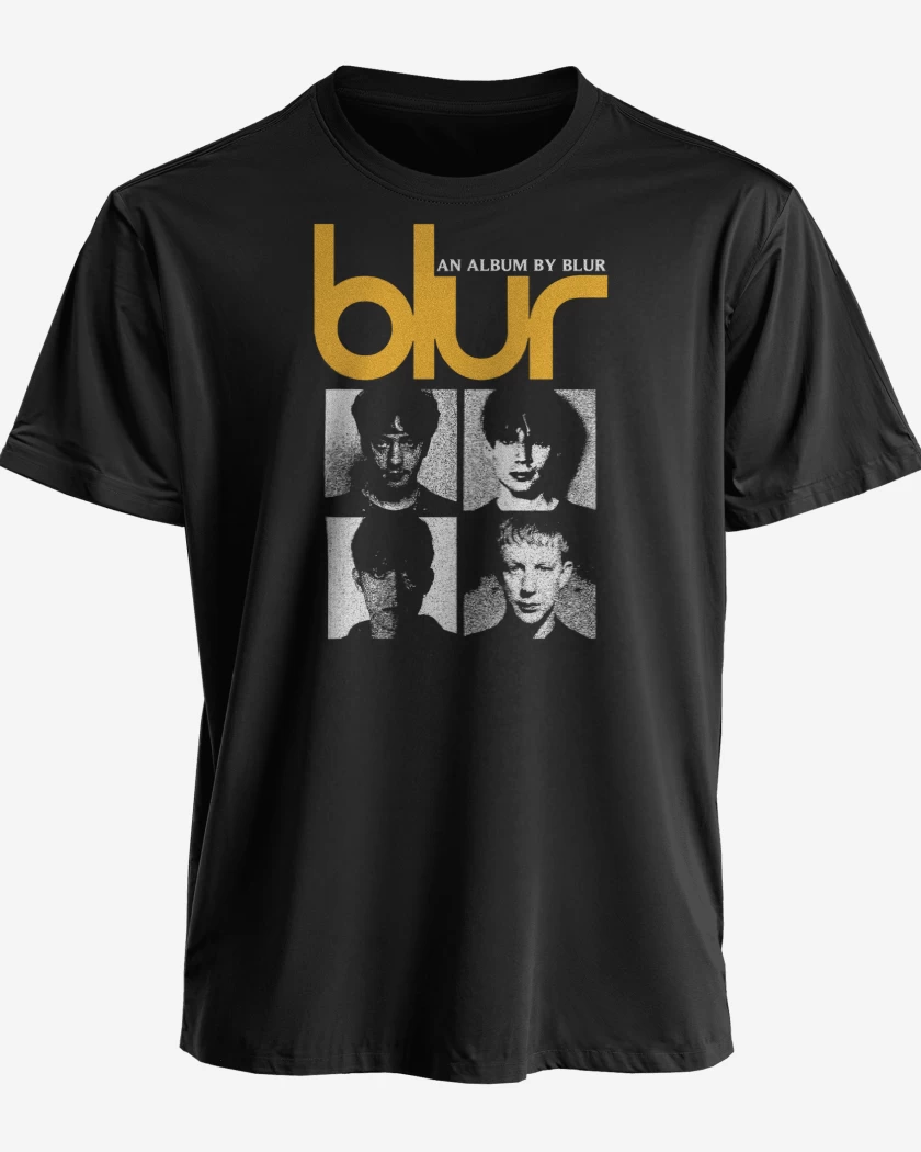 Polera premium Negro de Blur album