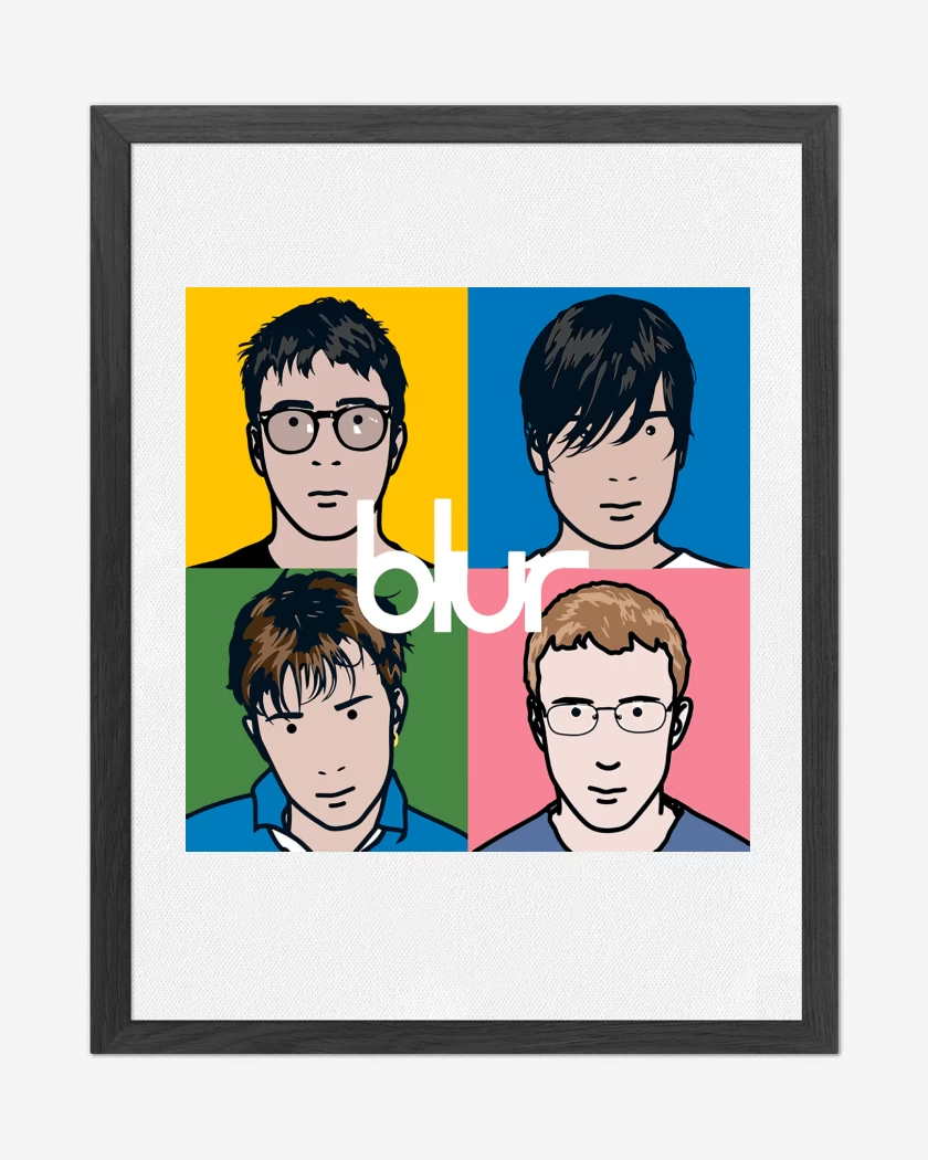 Cuadro decorativo Blanco de Blur