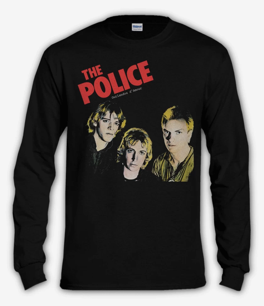 Polera manga larga The Police Outlandos d Amour