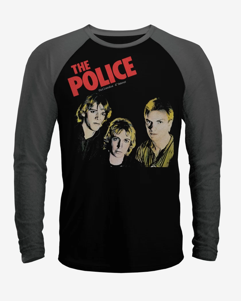 Polera Raglan The Police Outlandos d Amour