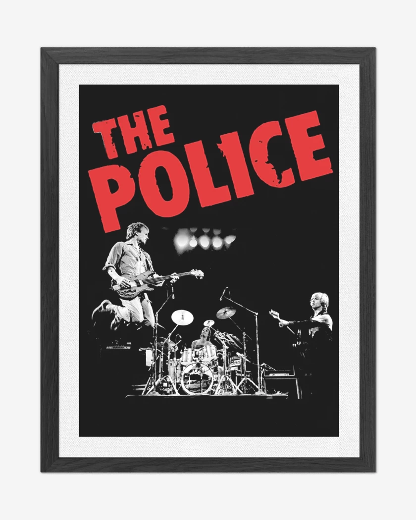 Cuadro decorativo Negro de The Police Band