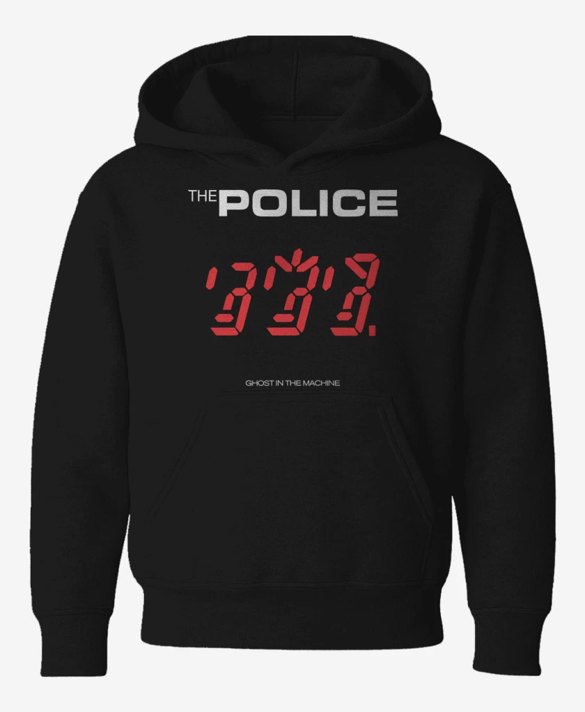 Poleron de niño Negro de The Police Ghost in the Machine