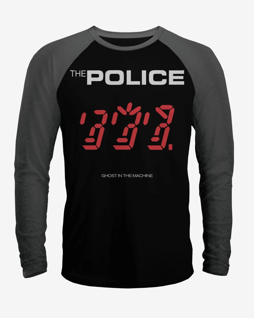 Polera Raglan The Police Ghost in the Machine