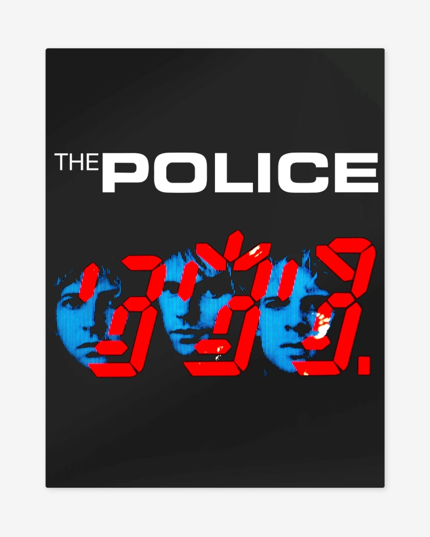 Print metalico Negro de The Police The Ghost