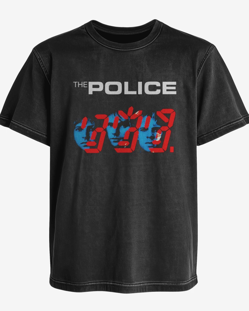 Polera desgastada The Police The Ghost