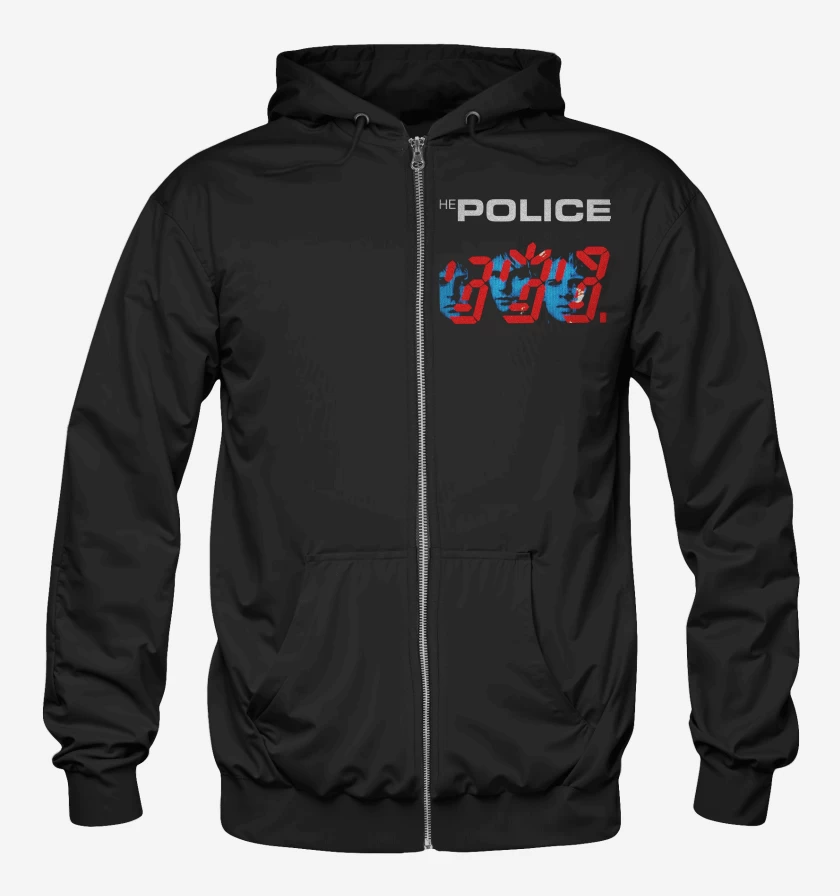 Poleron Canguro con cierre The Police The Ghost