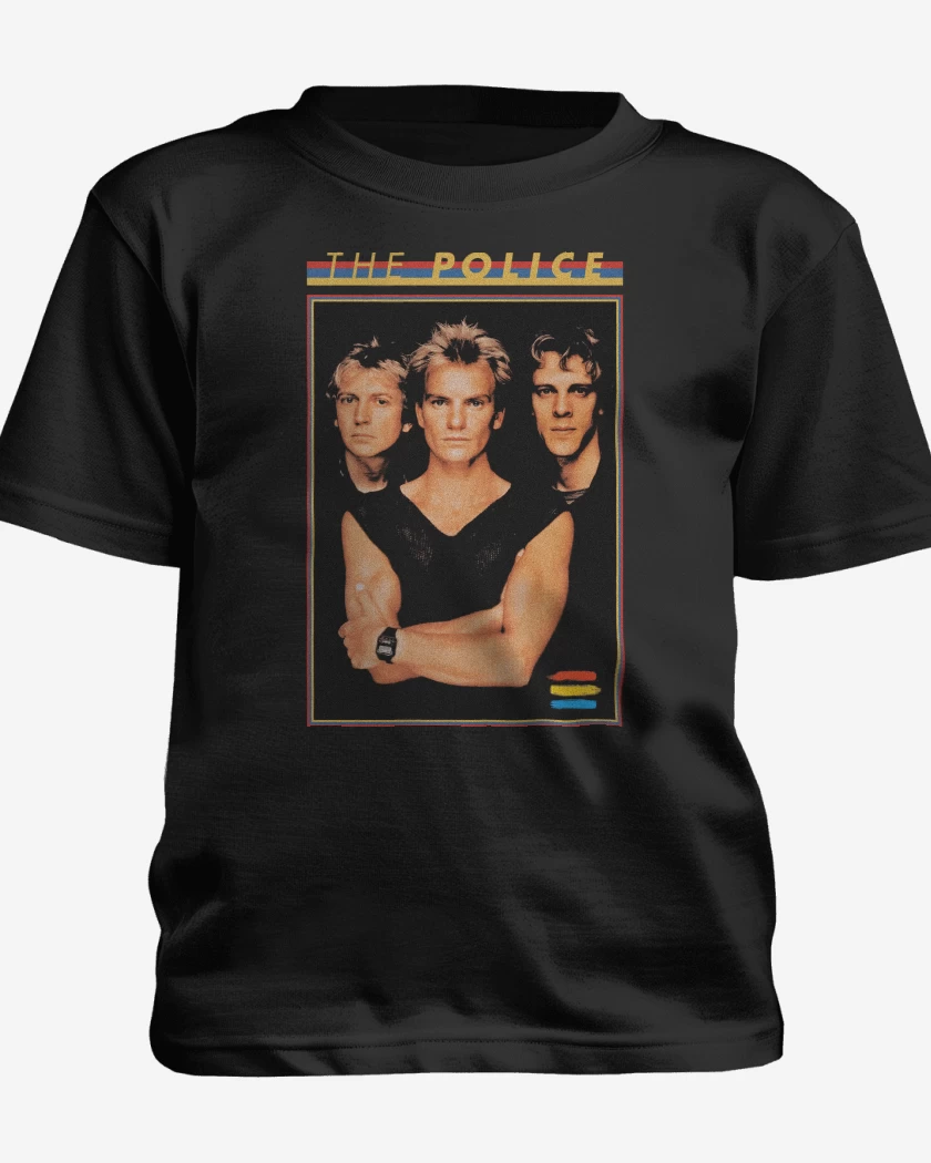 Polera de niño Negro de The Police