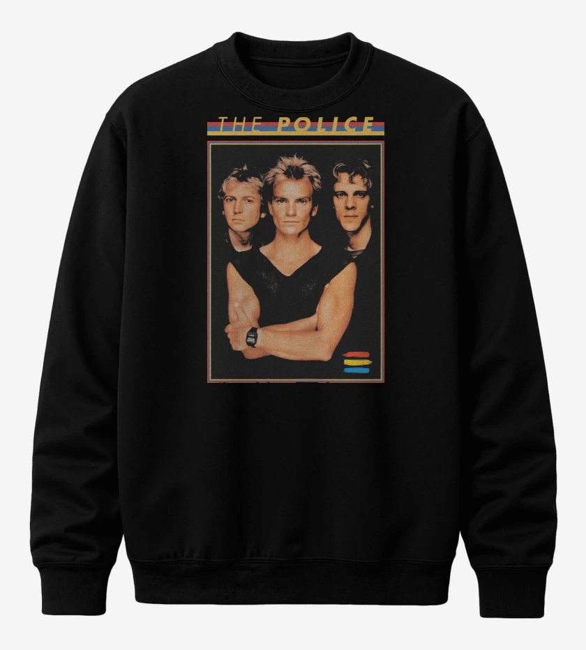 Poleron polo Negro de The Police