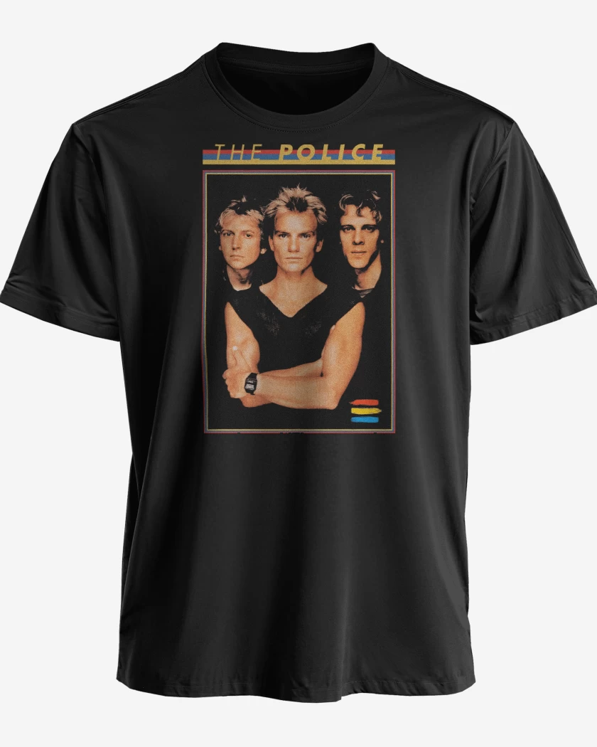 Polera premium Negro de The Police