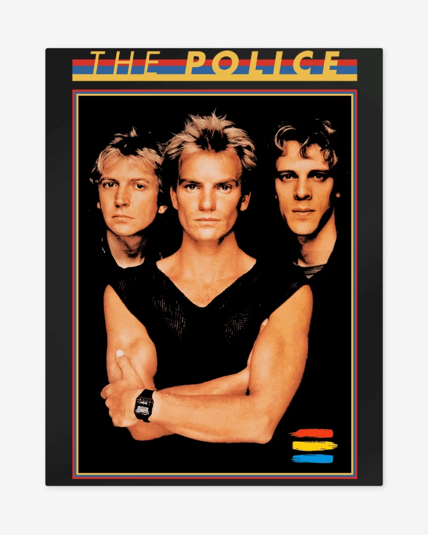 Print metalico Negro de The Police