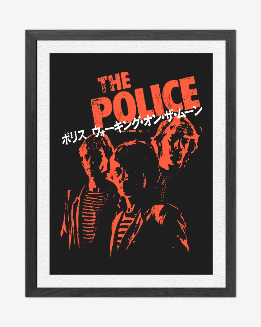 Cuadro decorativo Negro de The Police Japan