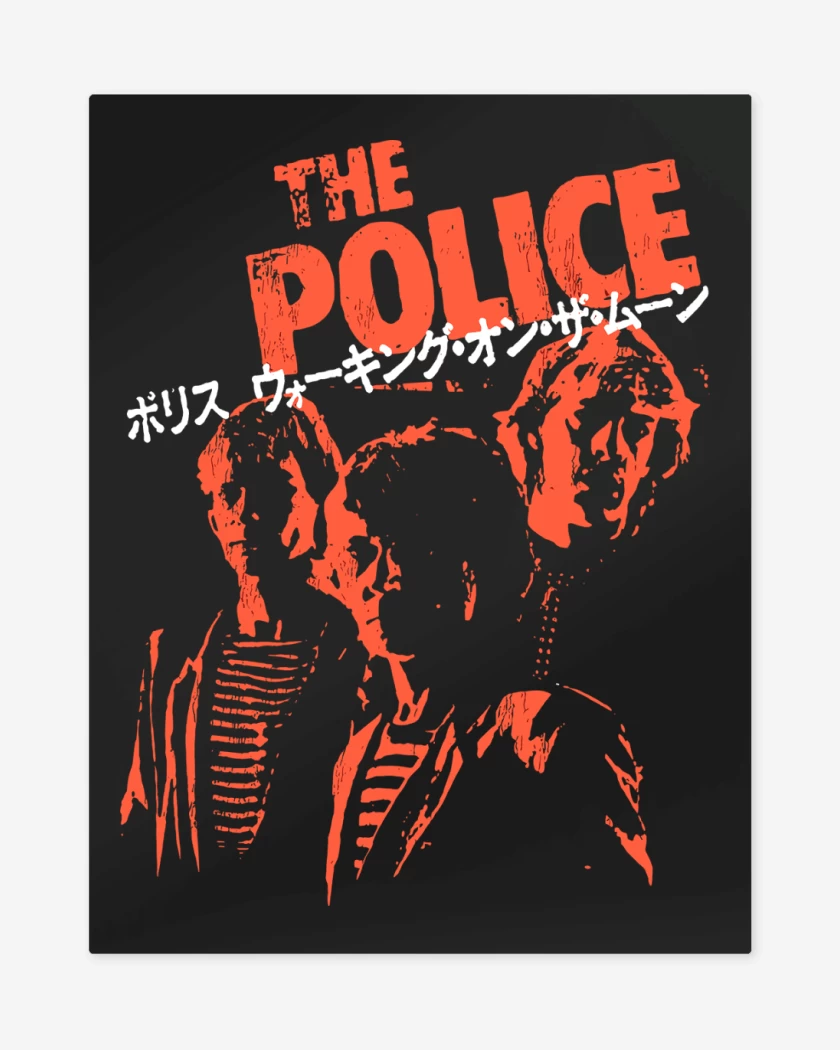 Print metalico The Police Japan