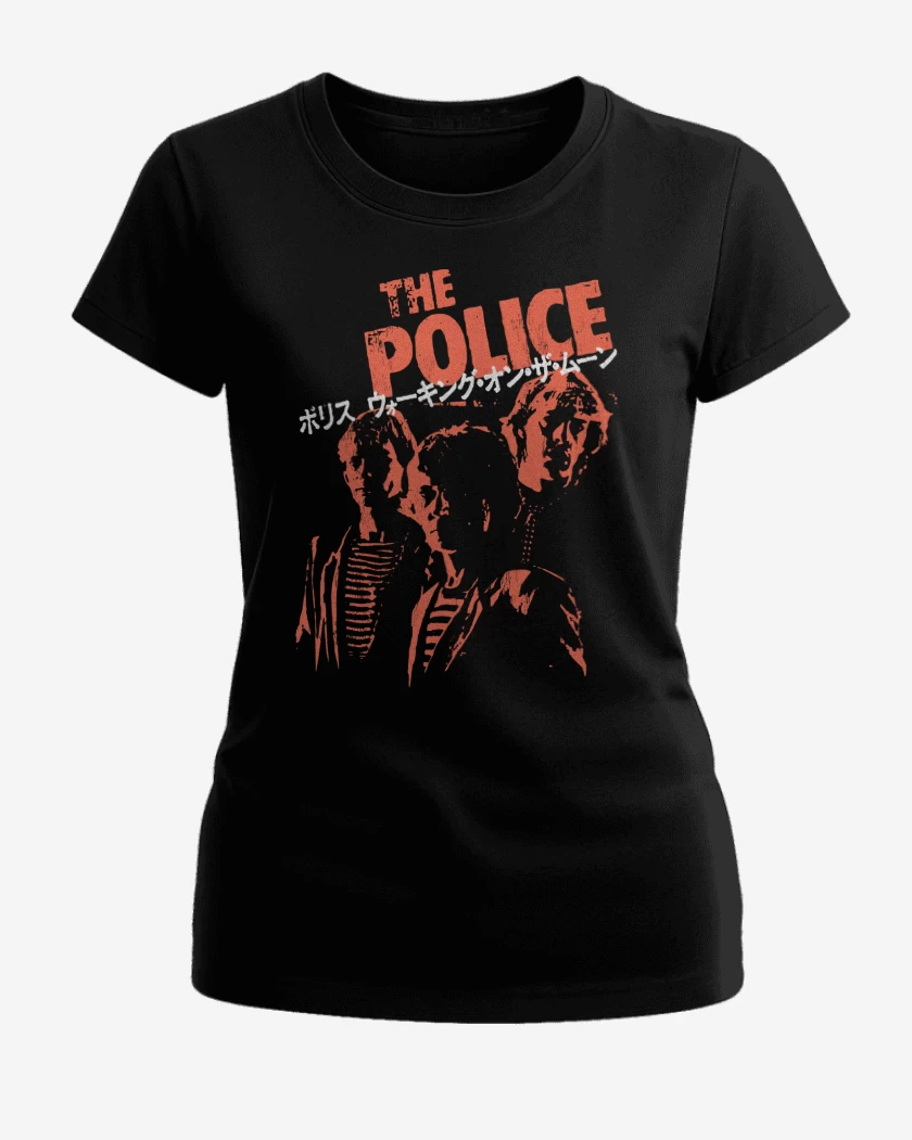 Polera de Mujer Negro de The Police Japan