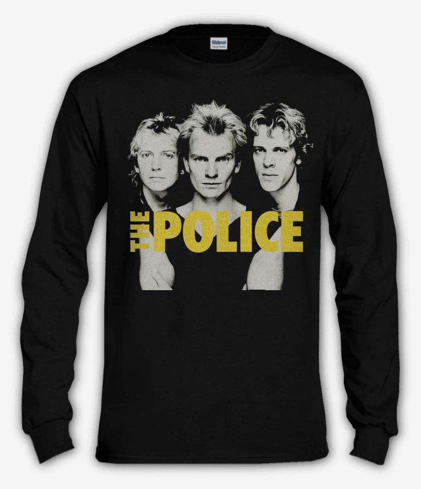 Polera manga larga The Police Banda