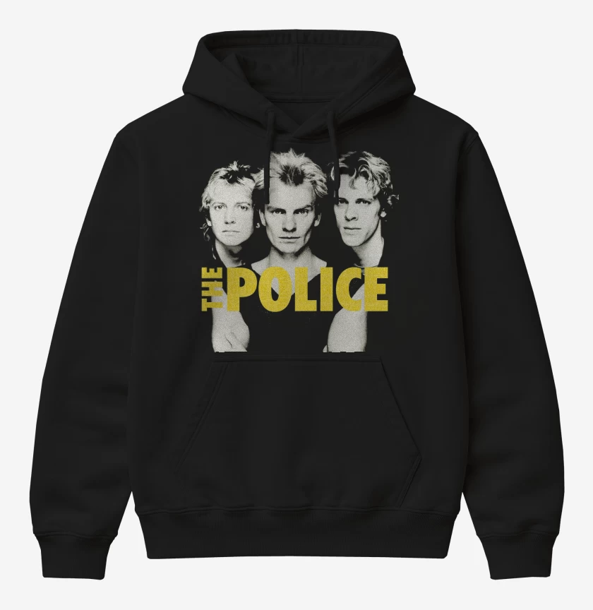 Poleron Canguro básico The Police Banda