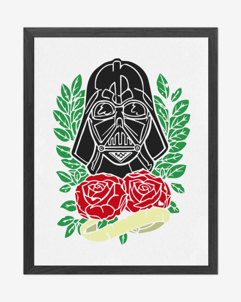 Cuadro decorativo Blanco de Vader