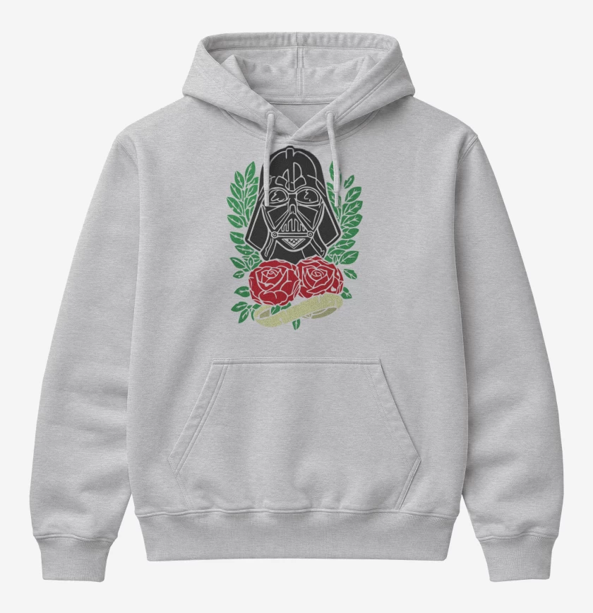 Poleron Canguro básico Gris Melange de Vader