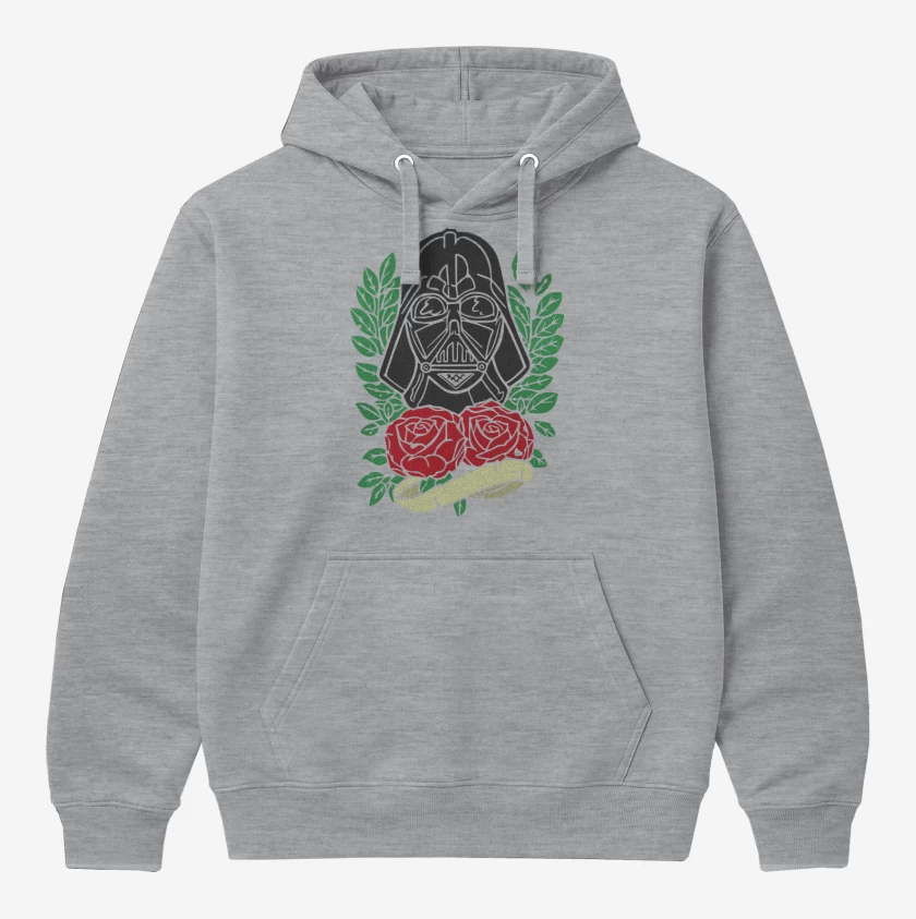 Polerón Canguro Gris Melange de Vader