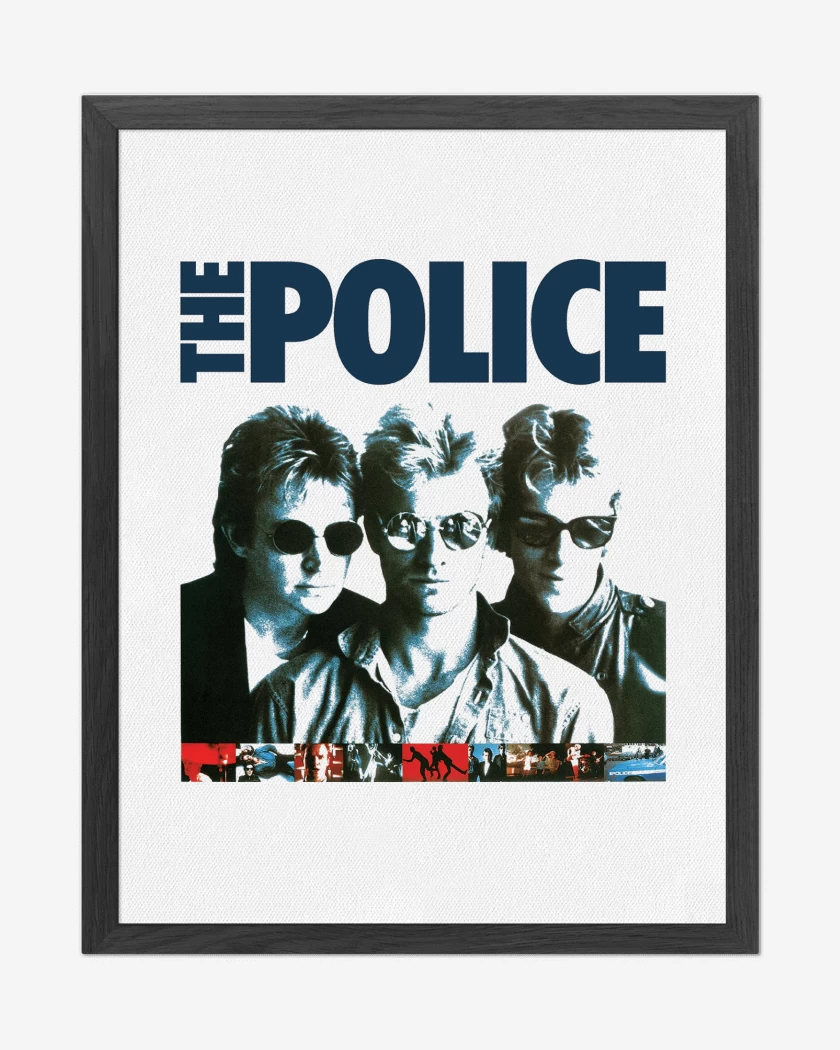 Cuadro decorativo Blanco de The Police Sting Summers Copeland