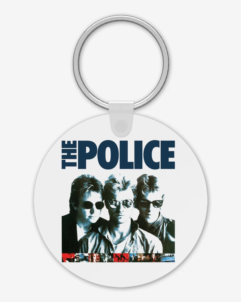 Llavero Blanco de The Police Sting Summers Copeland
