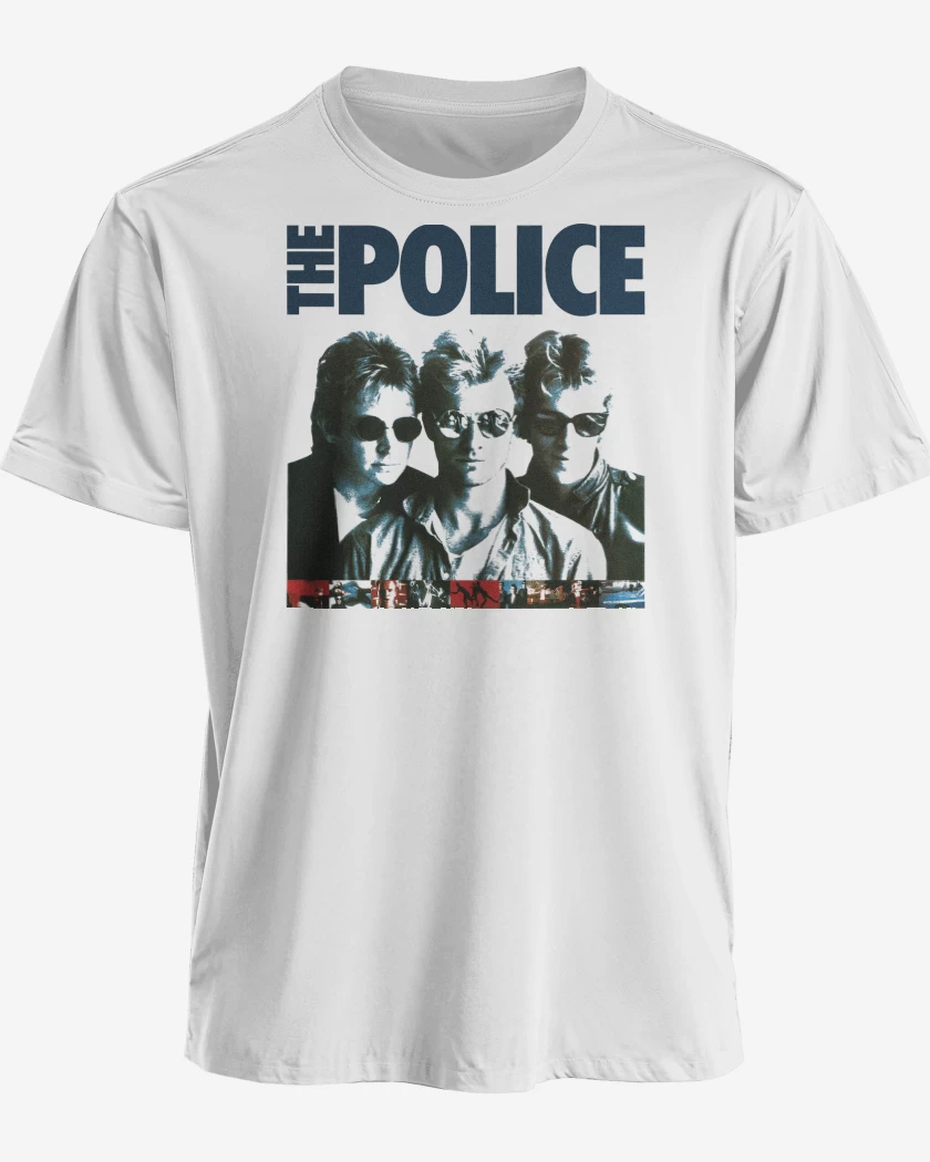 Polera premium Blanco de The Police Sting Summers Copeland