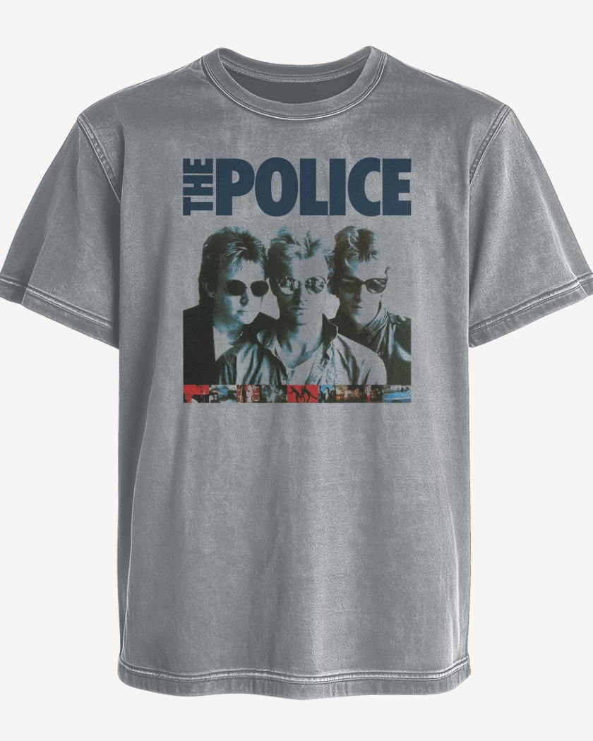 Polera desgastada The Police Sting Summers Copeland