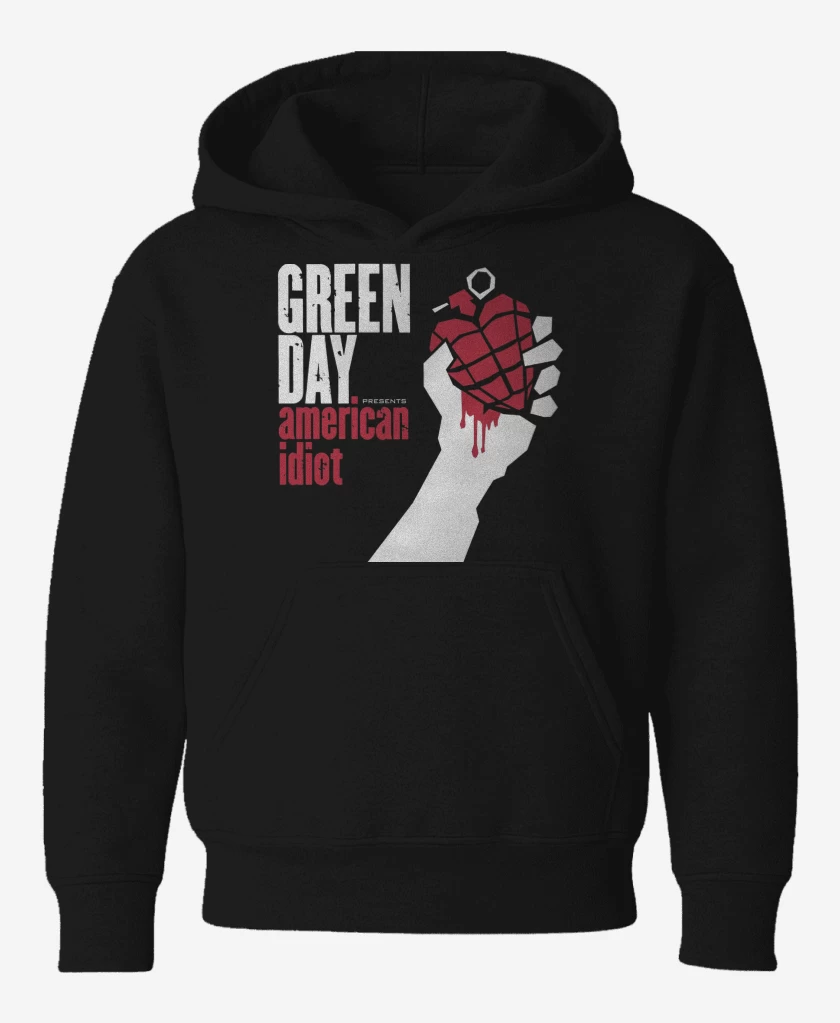 Poleron de niño Negro de Green Day American Idiot