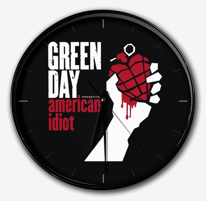 Reloj Negro de Green Day American Idiot