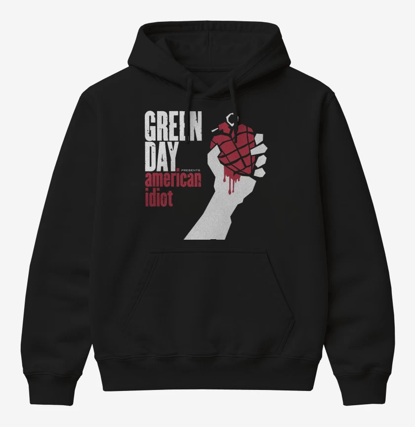 Poleron Canguro básico Green Day American Idiot
