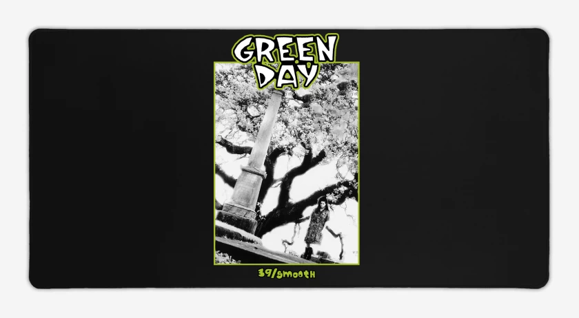 Mouse pad Gamer Negro de Green Day 39 Smooth